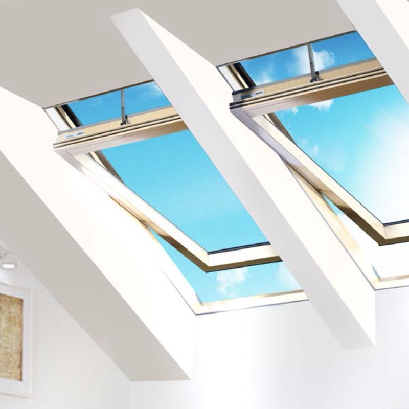 Dachgewerk Elektro Schwingfenster DSFH Holz Dachgewerk Elektro Schwingfenster DSFH Holz
