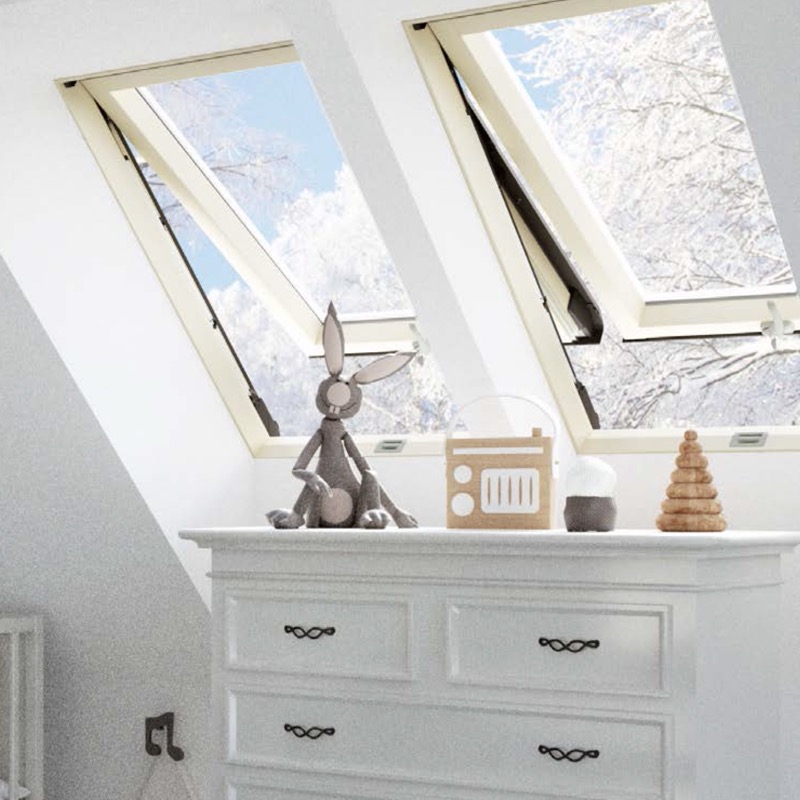 Dachgewerk Schwingfenster DKSH Holz Dachgewerk Schwingfenster DKSH Holz