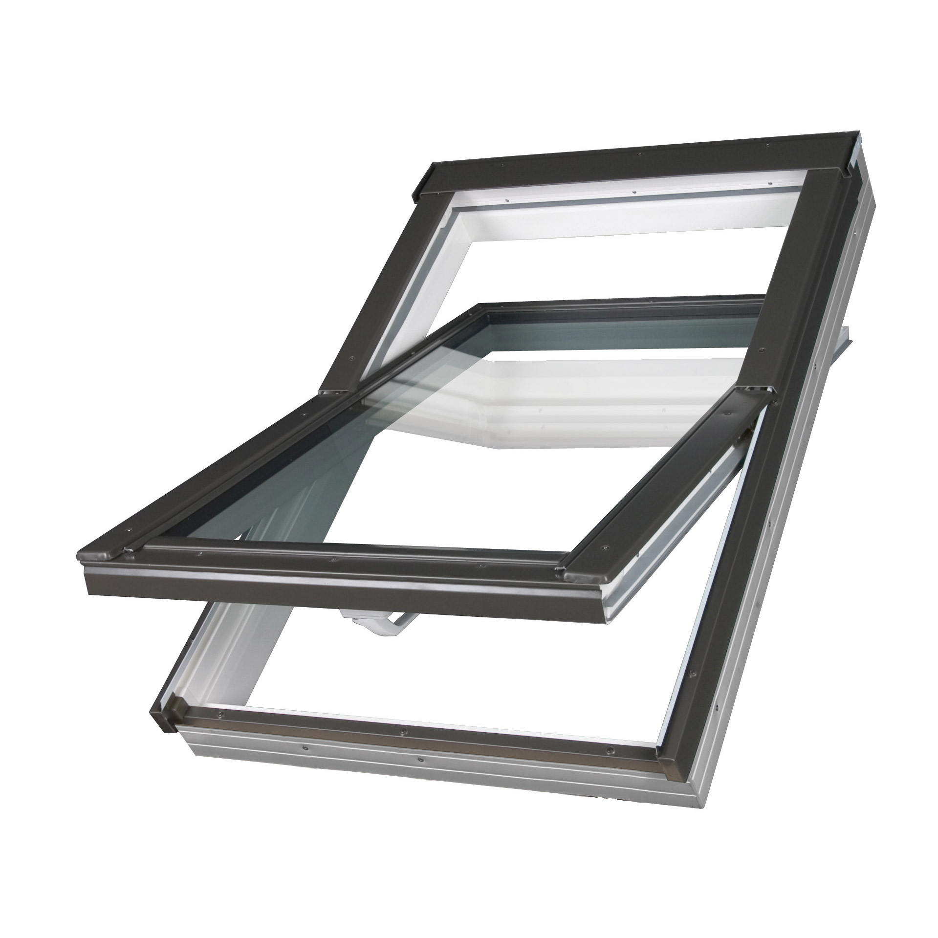 Kunststoff Dachfenster von Fakro 3-Fach-Vergl.TLP U4 U3 Eindeckrahmen Rollo NEU