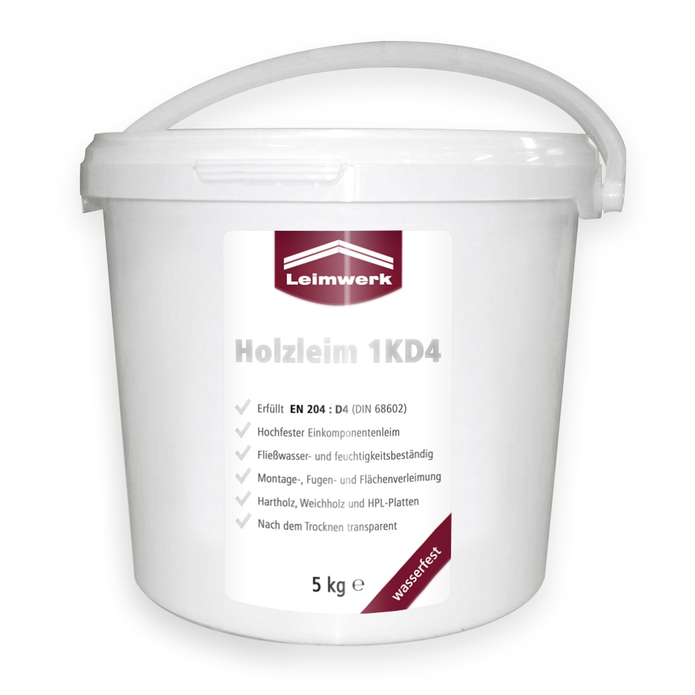 Bindan-D4 Holzleim - Wasserfester 1K-D4 Leim Inklus Produktbild-Vorschau 8