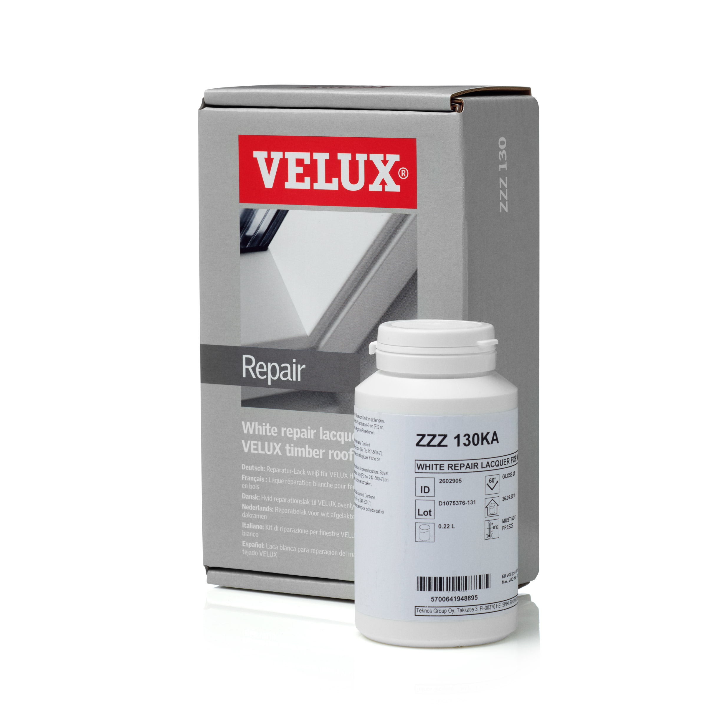VELUX ReparaturLack weiβ ZZZ 130KA für VELUX HolzFenster