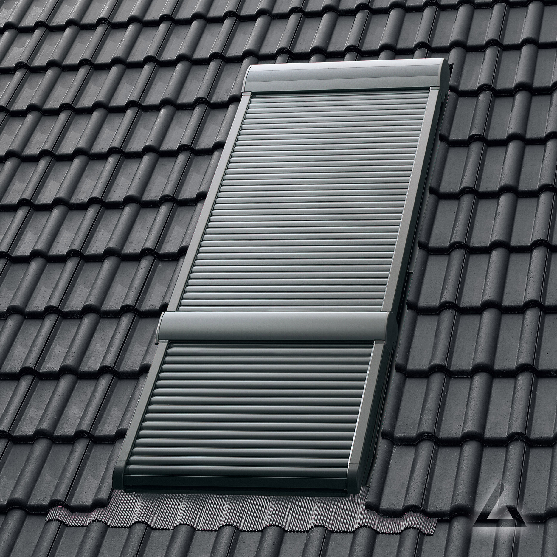 VELUX Elektro-Rollladen SMG SK10 0000S zweiteilig für Lichtband Alu ...