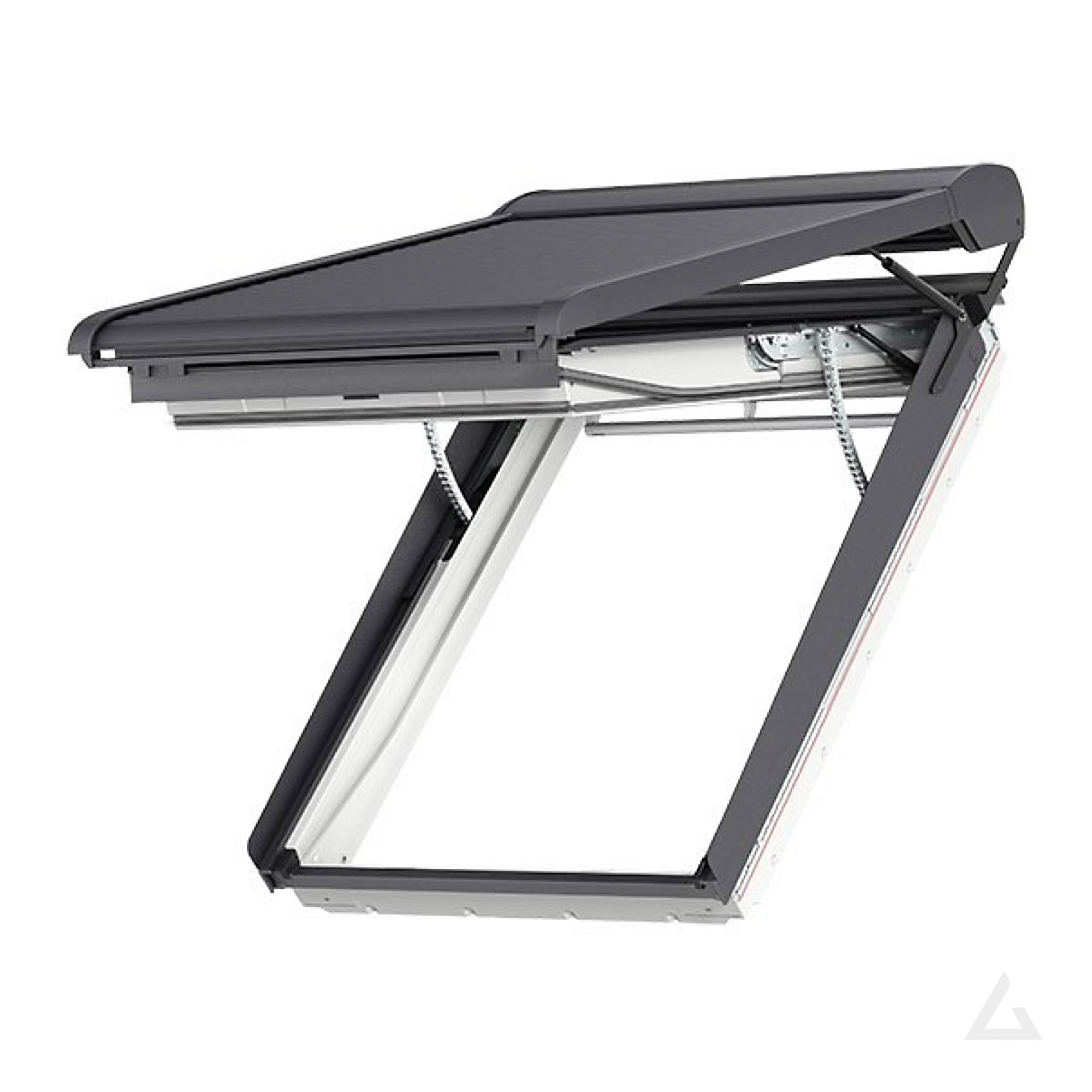 Velux Elektro Rollladen Smh Mk08 0000s Aluminium Dunkelgrau Gunstig Kaufen Bei Dachgewerk