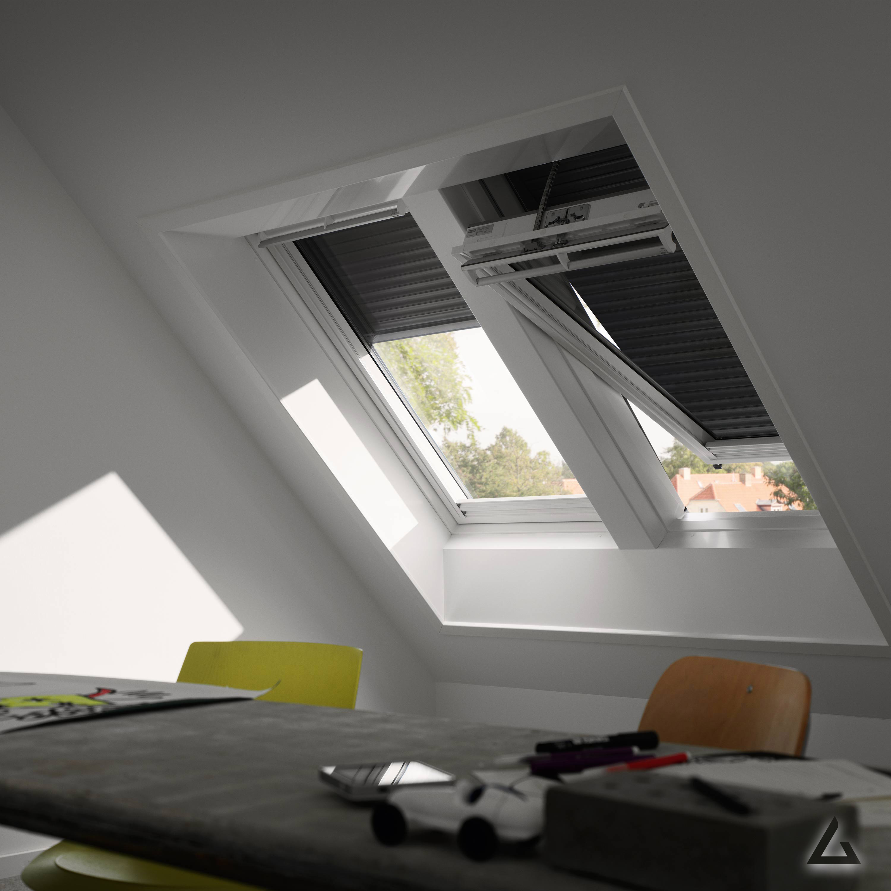 VELUX Elektro-Rollladen SML SK08 0000S Aluminium Dunkelgrau günstig