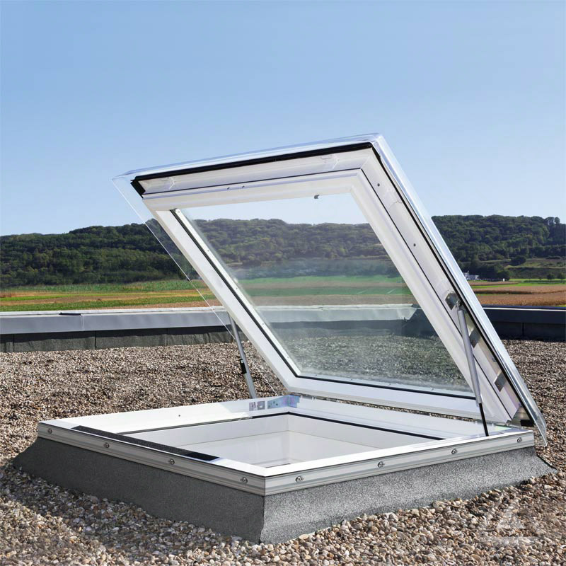 VELUX Ausstiegs-Flachdach-Fenster Basiselement CXP 100100 0473Q für  öffnendes Kunststoff-Isolierglas 100x100 cm günstig kaufen bei DACHGEWERK