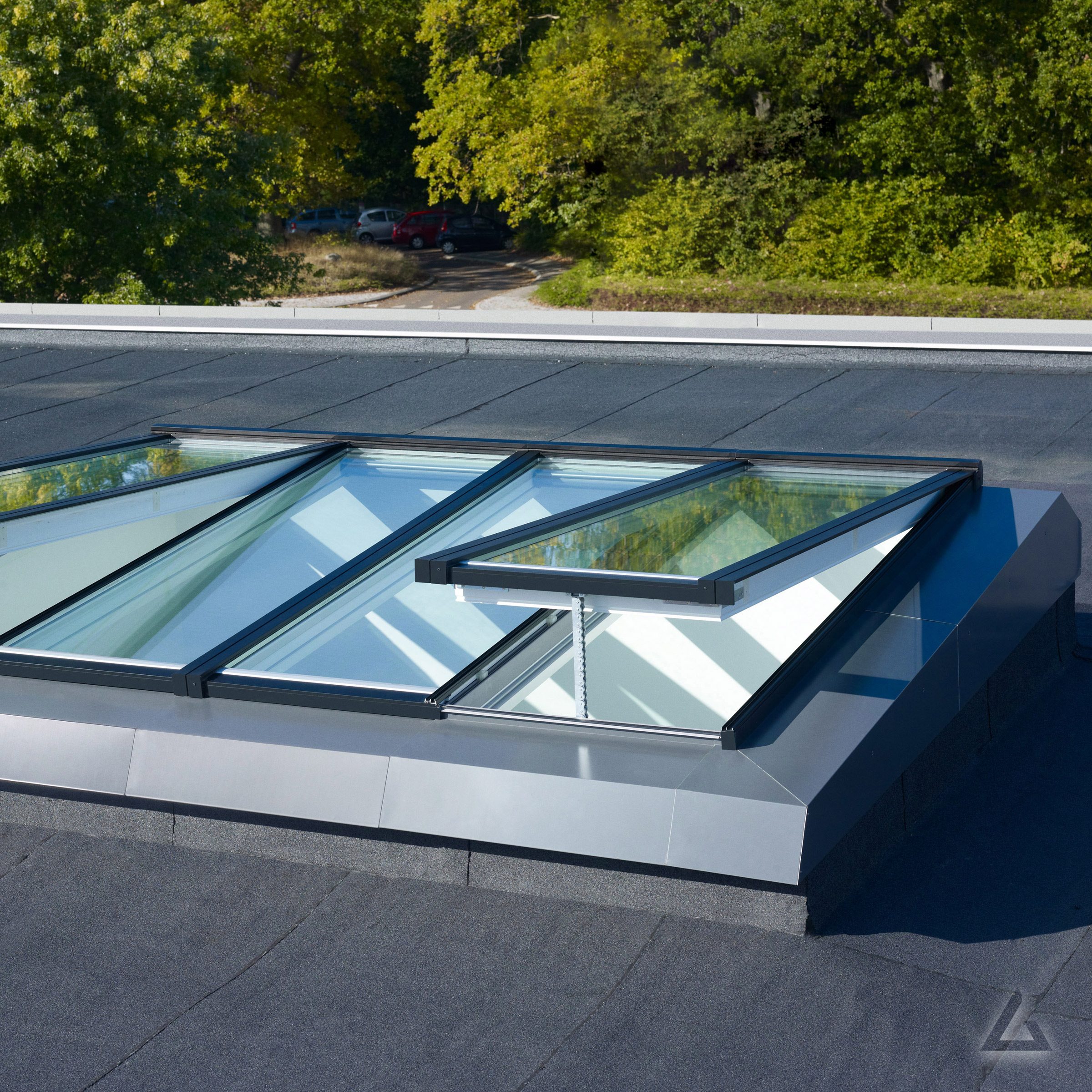 flachdach fenster elektrisch
